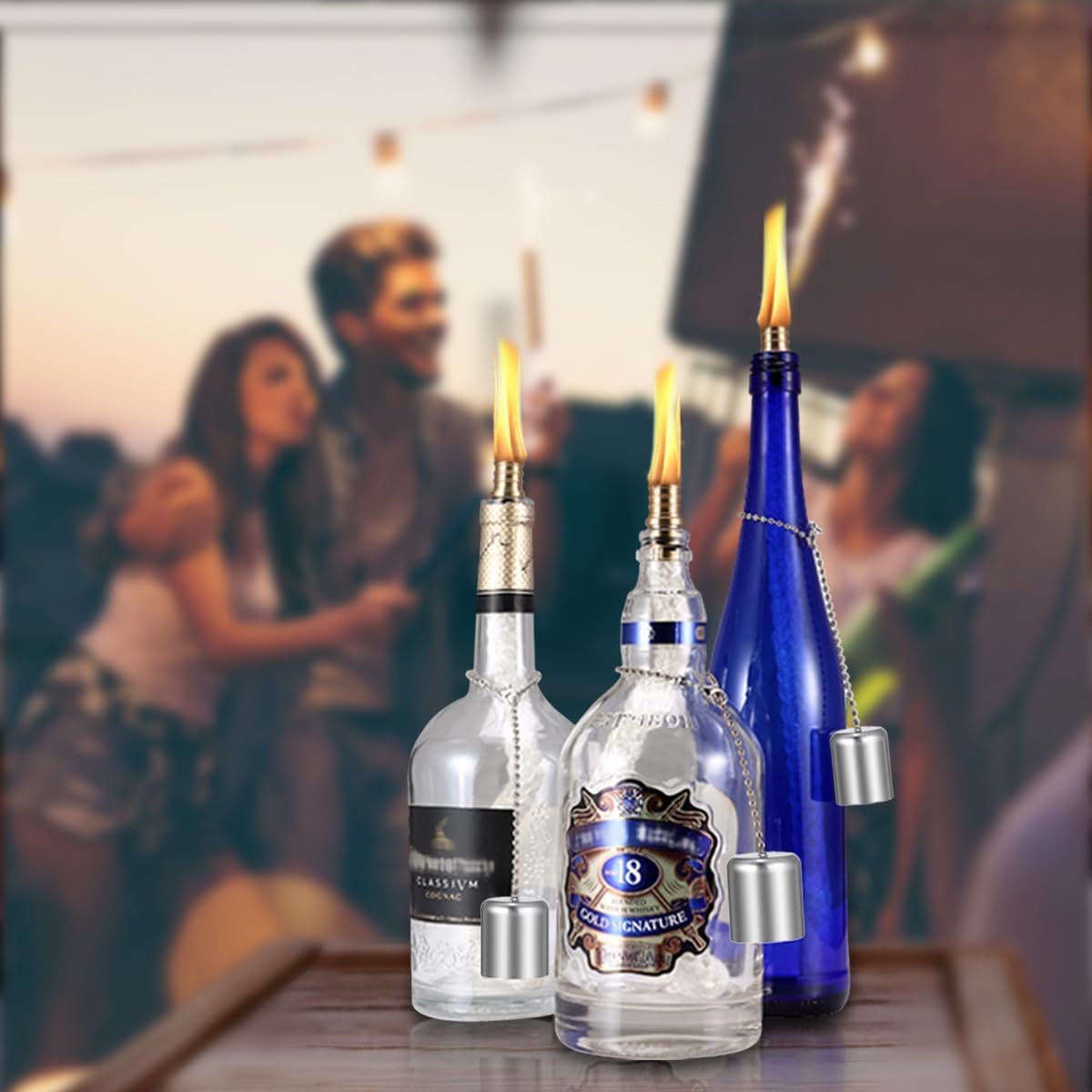 Outdoor Bottle Lights Kit 3-Piece Pack