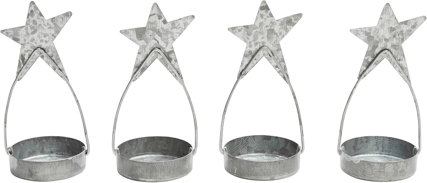 Star Tealight Holders Set