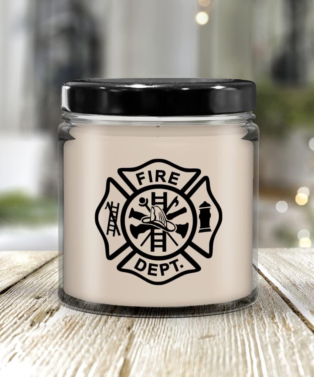 Game On Novelties Firefighter Maltese Cross Candle Novella