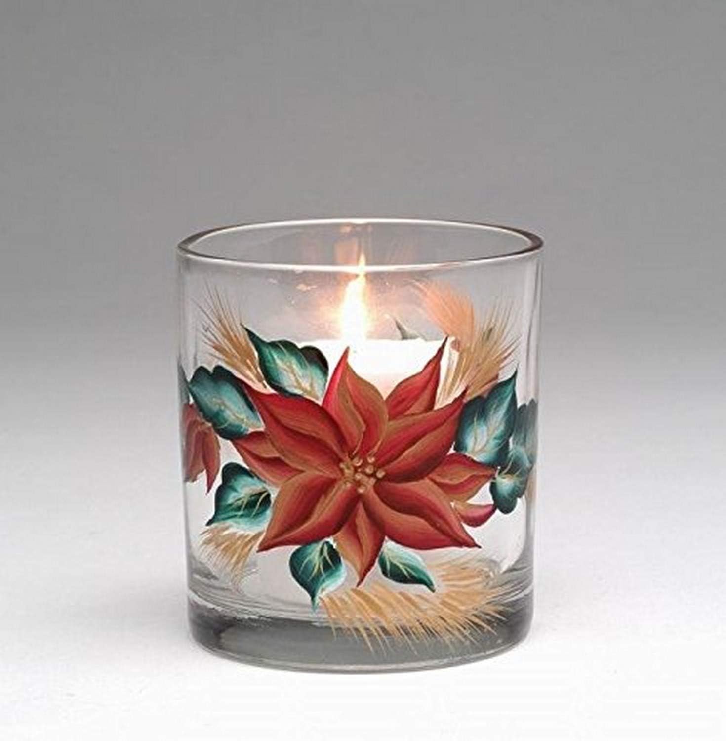 Adorable Poinsettia Candle Holder