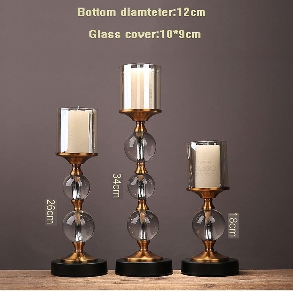 AVFORACandelabra Candlestick Metal Holder - Durable Elegant Design for Home Restaurant Use