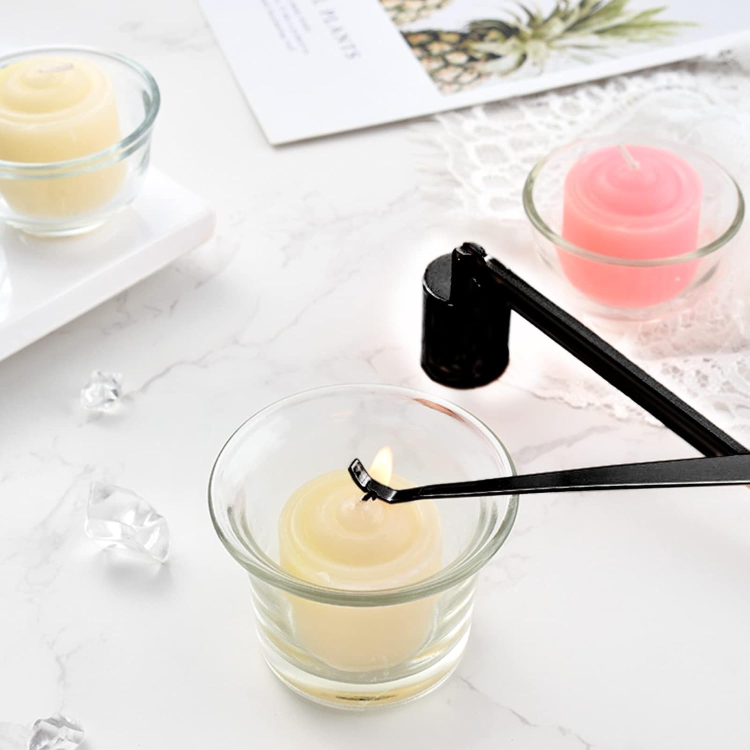 Candle Care Kit 3 in 1 Set Black