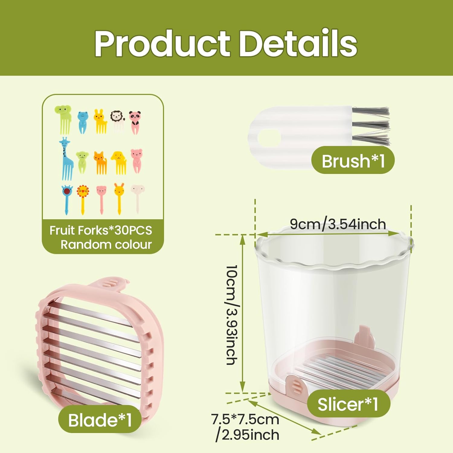 Fruit Slicer Cup Pink
