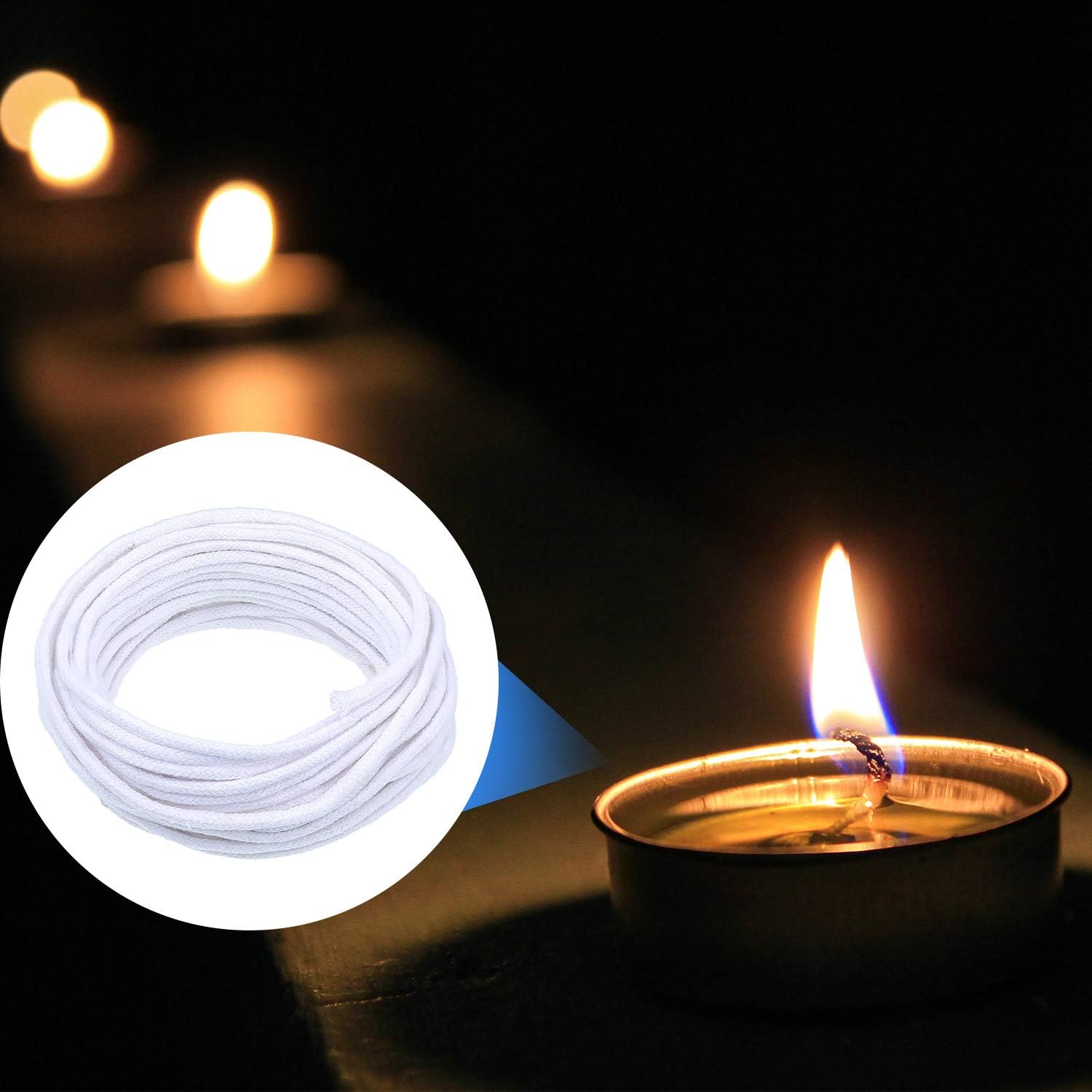 295-Ft Durable Oil Lamp Wicks for Lanterns More