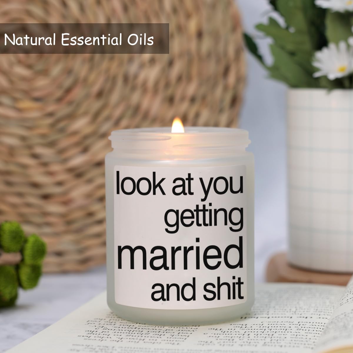 Personalized 2025 Bridal Collection Candle Lavender Scent Stress Relief Gift