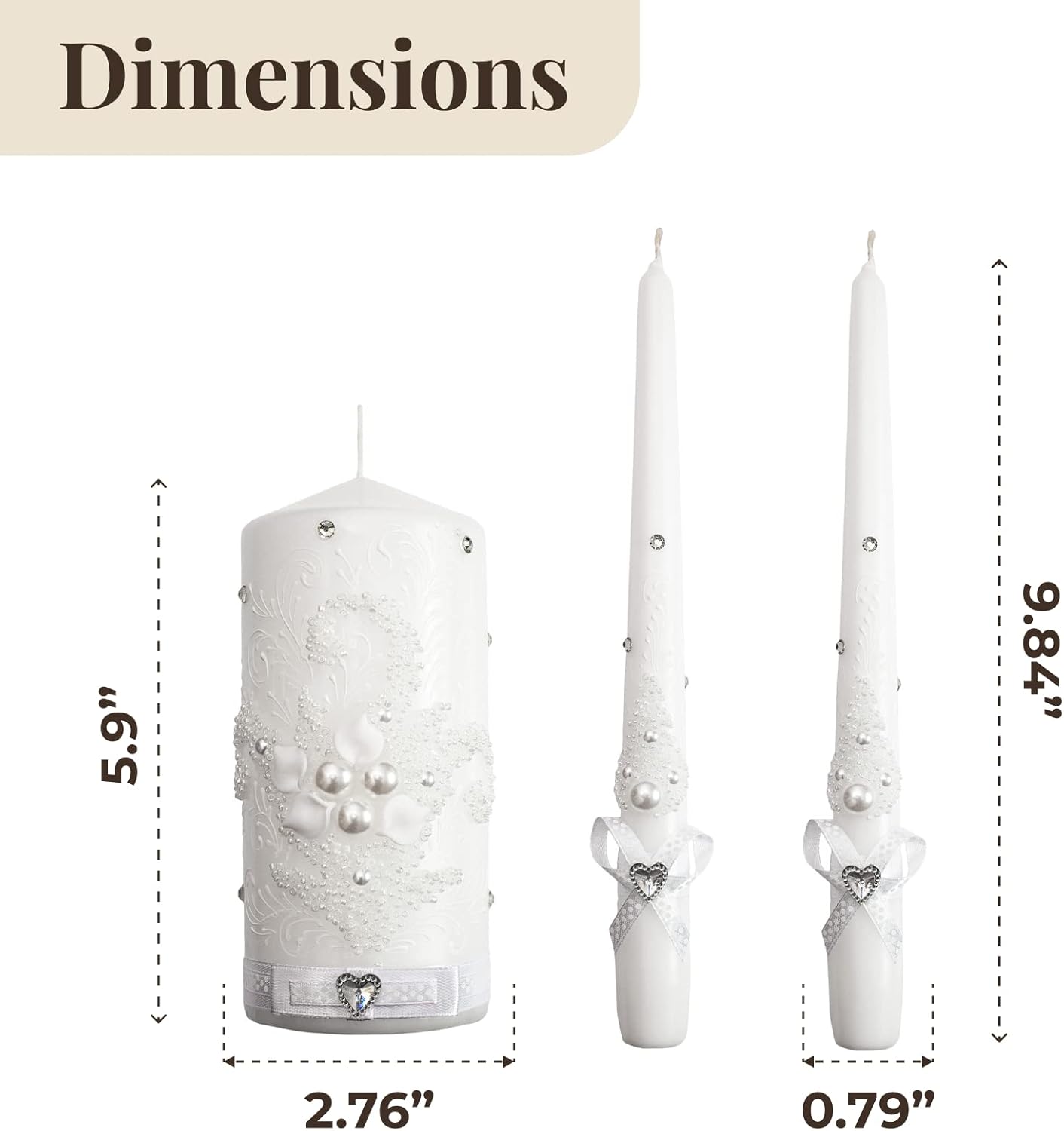 Wedding Unity Candle Set