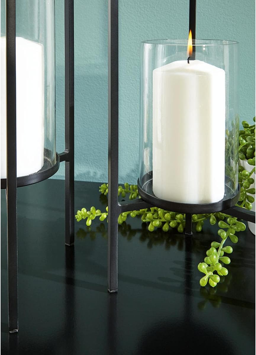 Ginette Metal 2-Piece Candle Holder Set