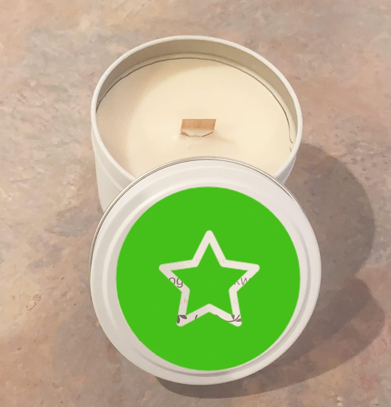 Aroparc White Candle Tins 4oz Bulk Candle Containers - 24 Travel Tins