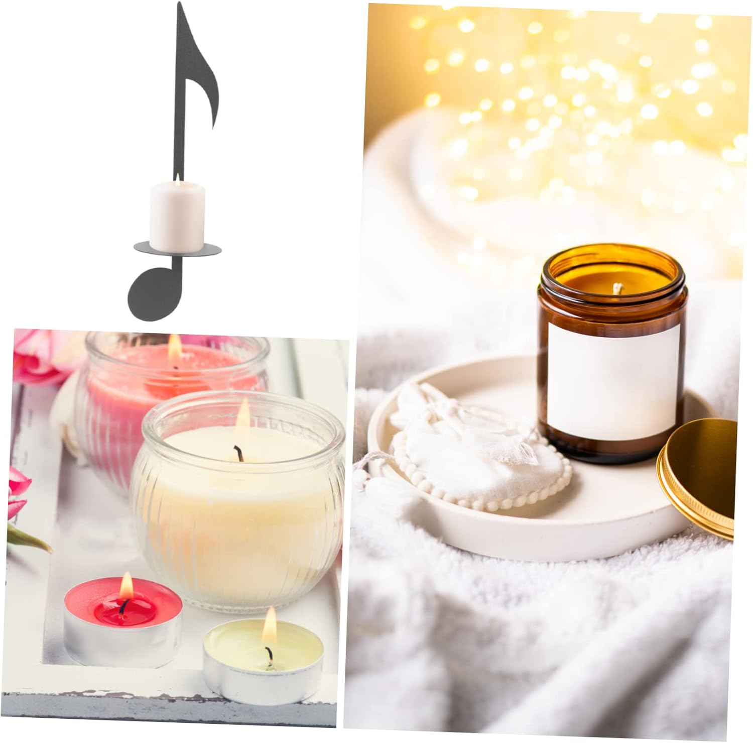 Aboofan - Music Note Candle Holder