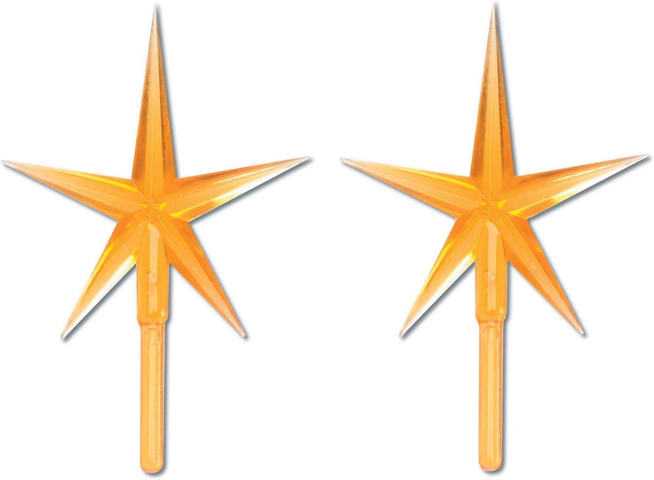 3 Pack Ceramic Tree Accessories Star Gold P0681