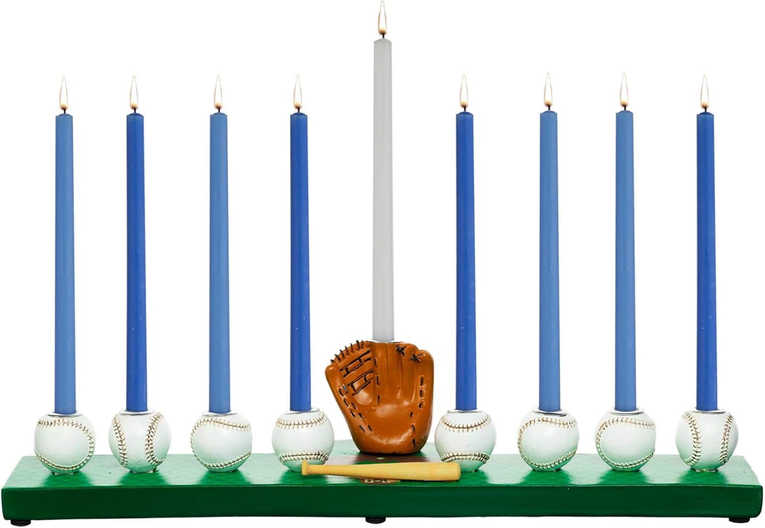 Rite Lite Hanukkah Baseball menorah Jewish sports gift for boys
