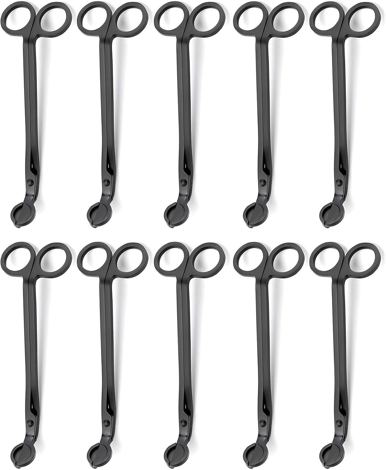 Aroparc 10PCS Candle Wick Trimmer Set Black 1