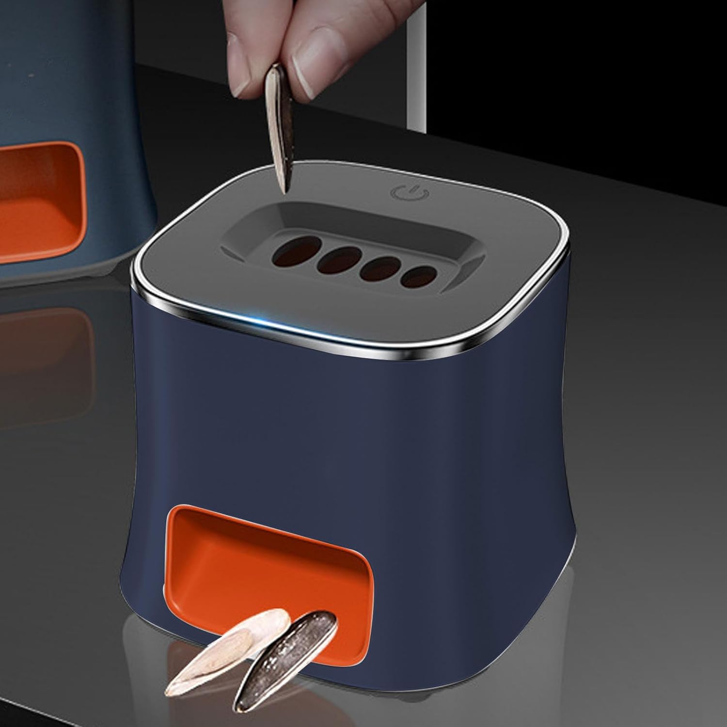 Zunate Smart Nut Sheller - Automatic Peeling Efficient Easy to Clean Blue