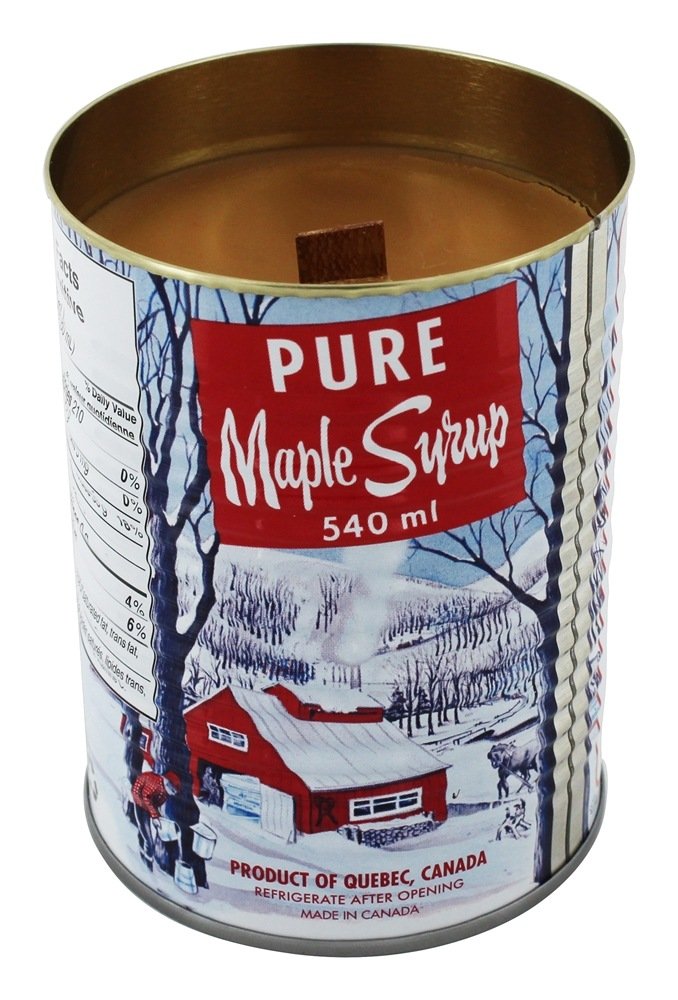 Eco-Culture Natural Travel Candle Tin with Maple Wick