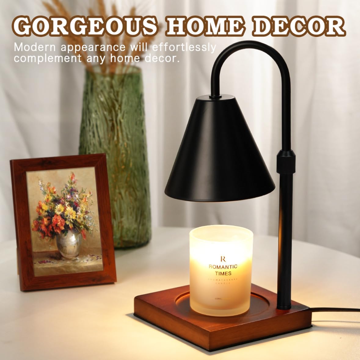 Cozy Candle Warmer Lamp for Home or Bedside Use