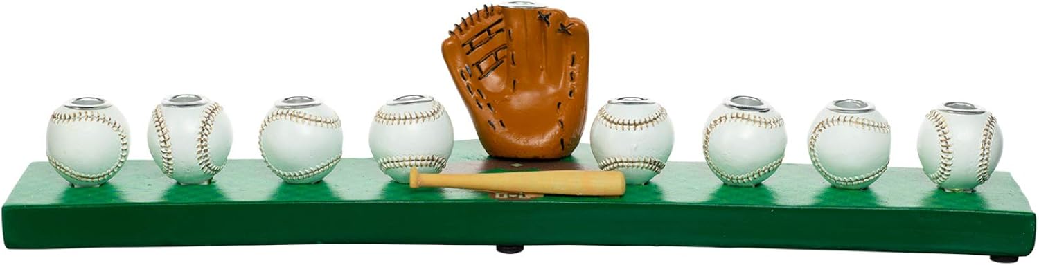 Rite Lite Hanukkah Baseball menorah Jewish sports gift for boys