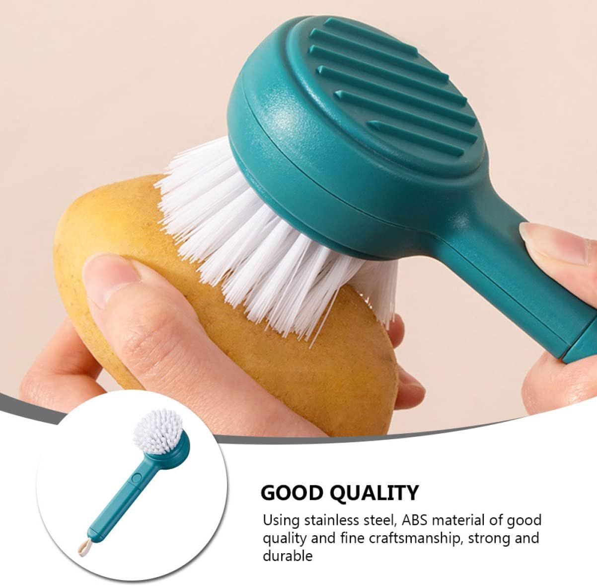 Stainless Steel Peeler Brush Kitchen Cleaner