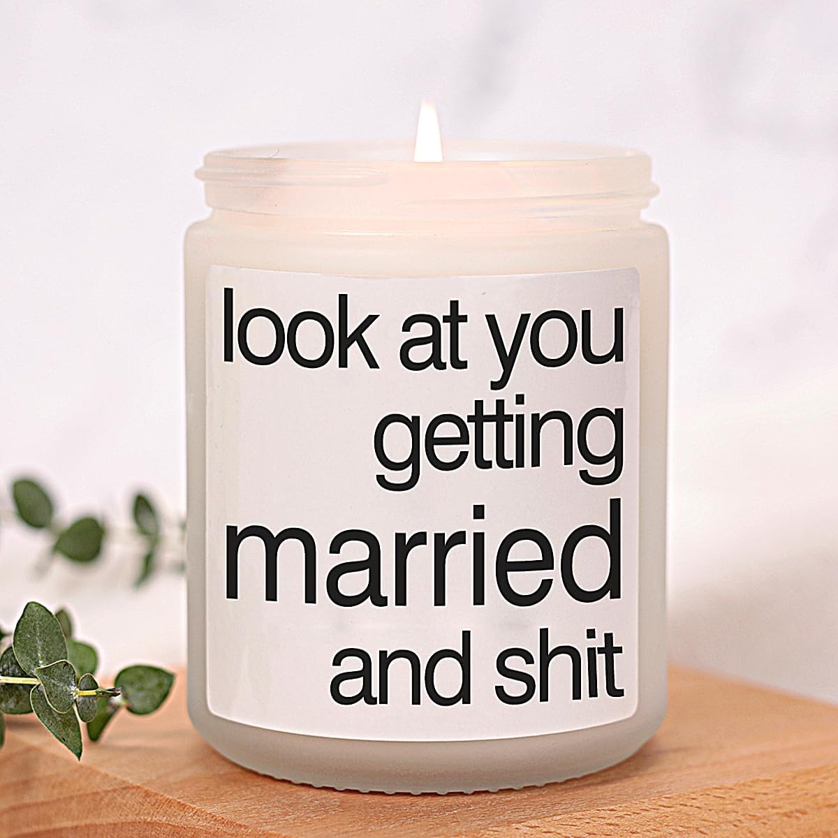 Personalized 2025 Bridal Collection Candle Lavender Scent Stress Relief Gift