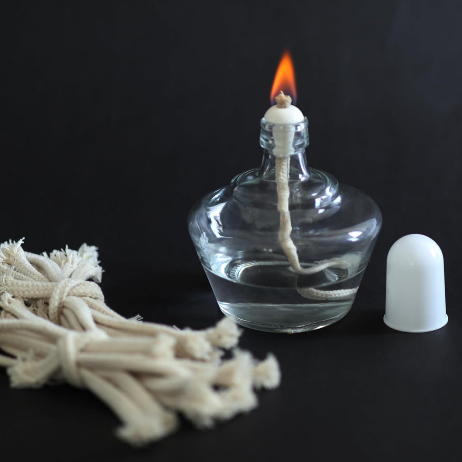 SWATOM 14 Round Cotton Oil Lamp Wicks 20 PCS