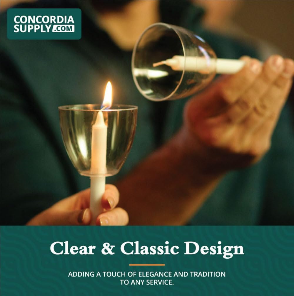 Clear Shield Candle Drip Protectors 50-Pack