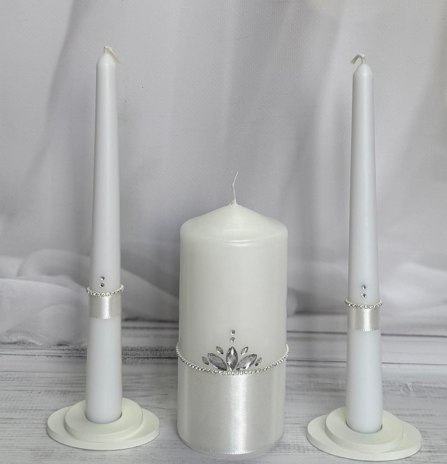 Perfect for Weddings Unity Candle Set - Symbol of Love Loyalty