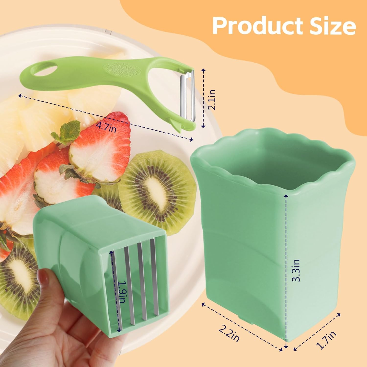 Effortlessly Slice Fruits Vegetables