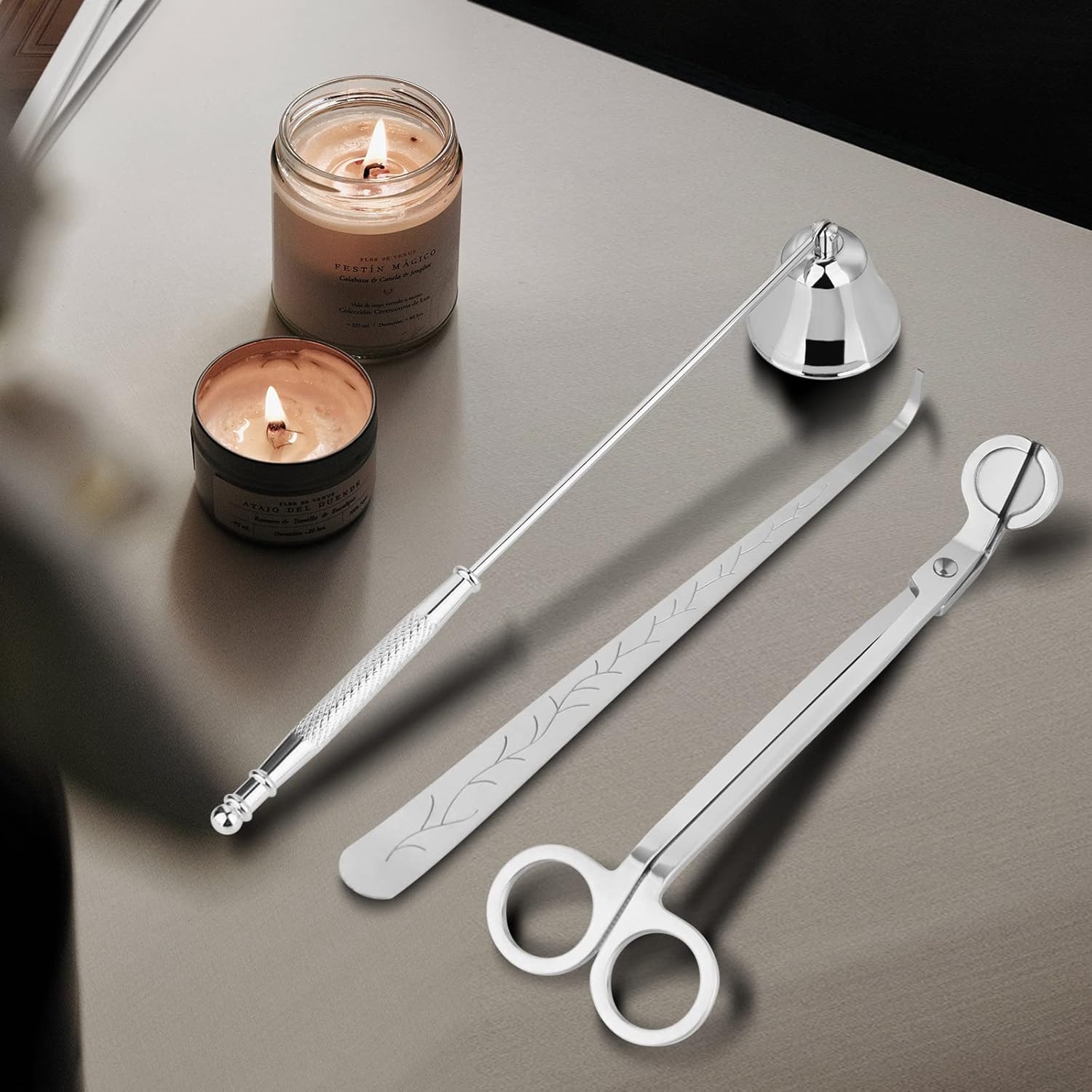 Kirecoo 3-in-1 Candle Accessory Set