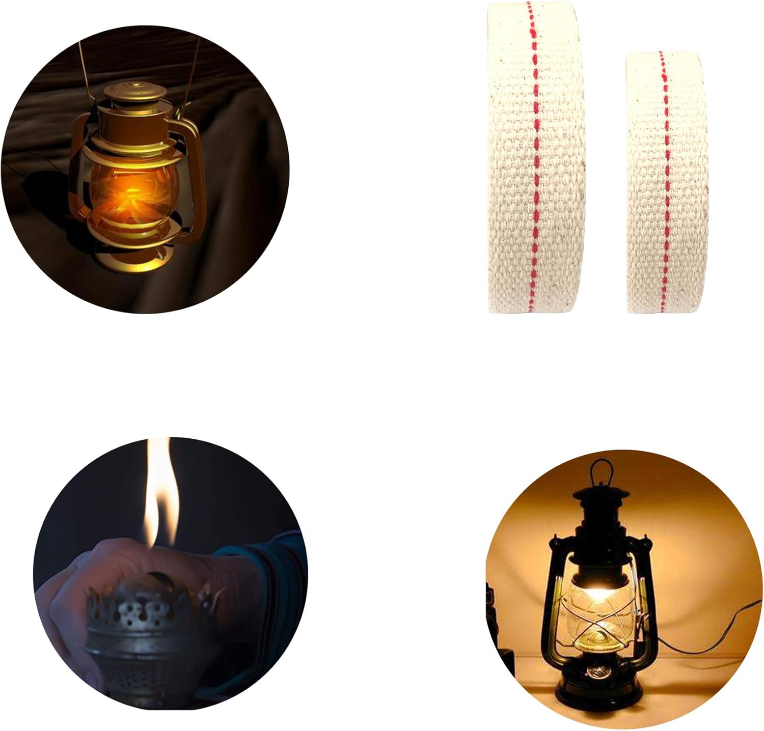 Perfect Oil Lamp Wick for Use in Lanterns Candles