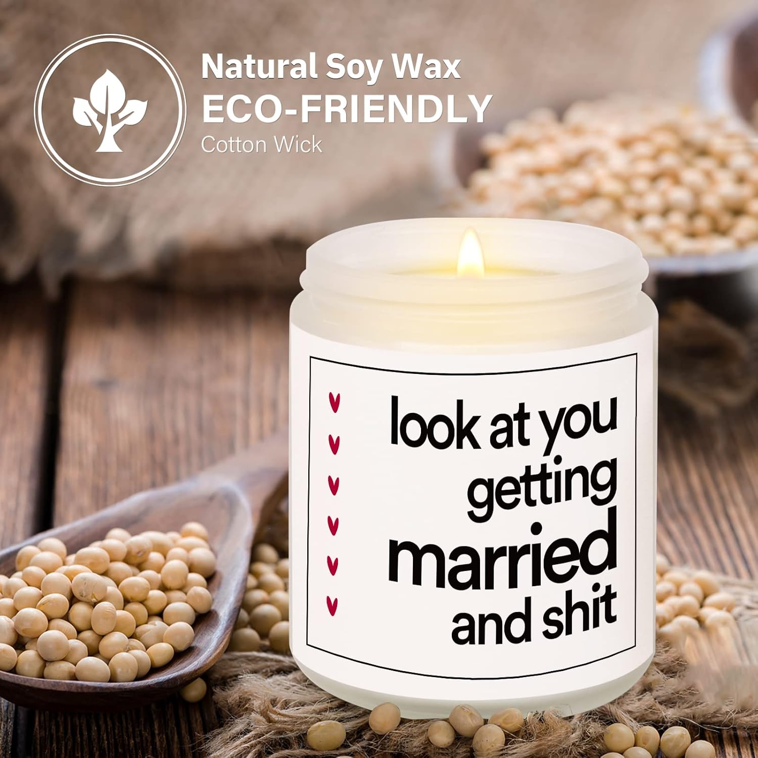 Funny Lavender Candle for Weddings