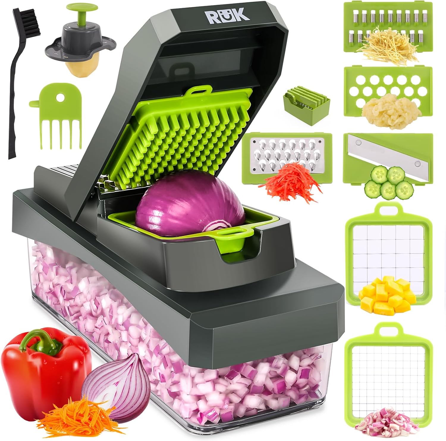 RK Vegetable Slicer w Secure Compartment