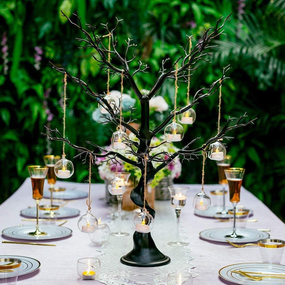 Hanging Glass Globes for Tea Light Holders