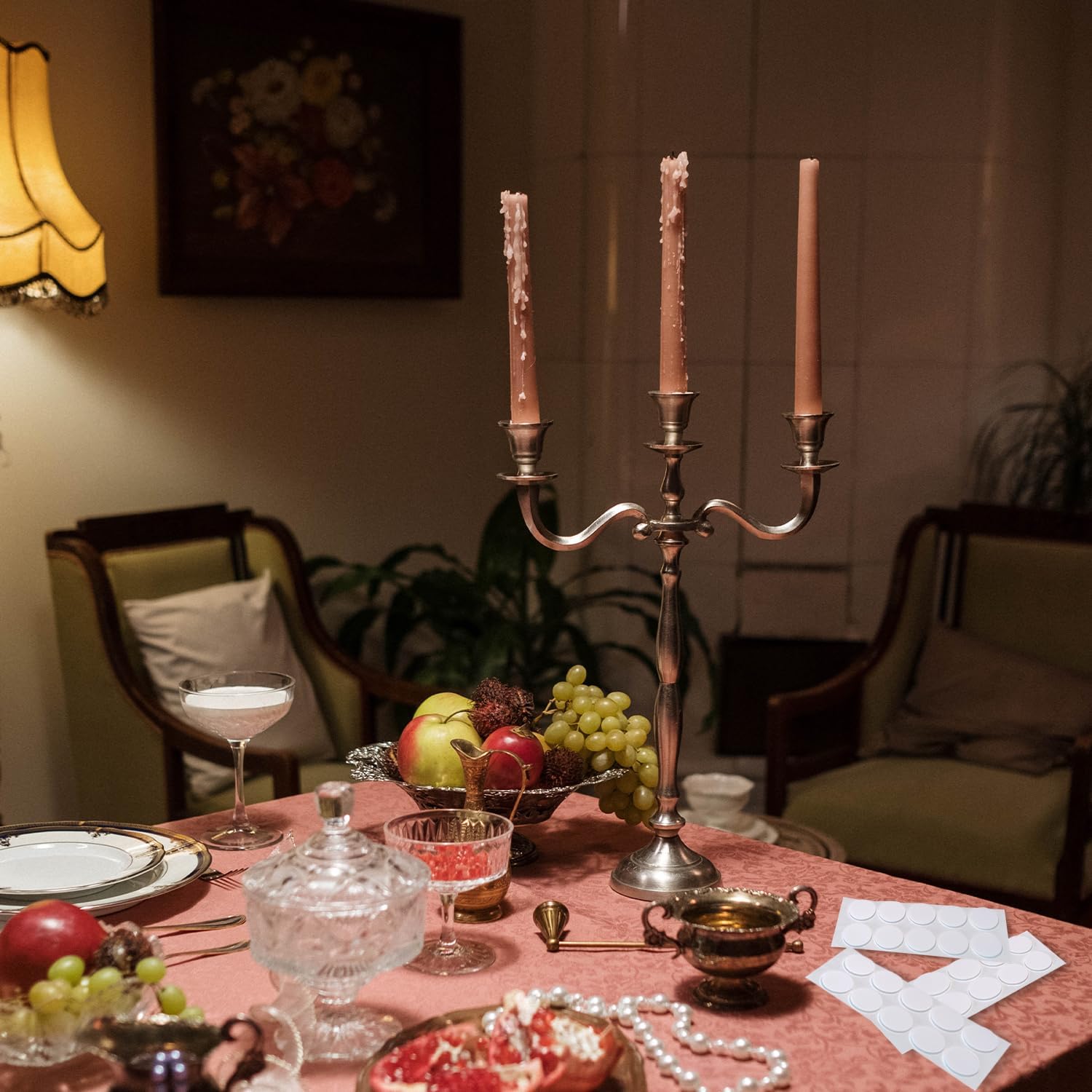 Lyforx 40-Piece Taper Candle Holder Set