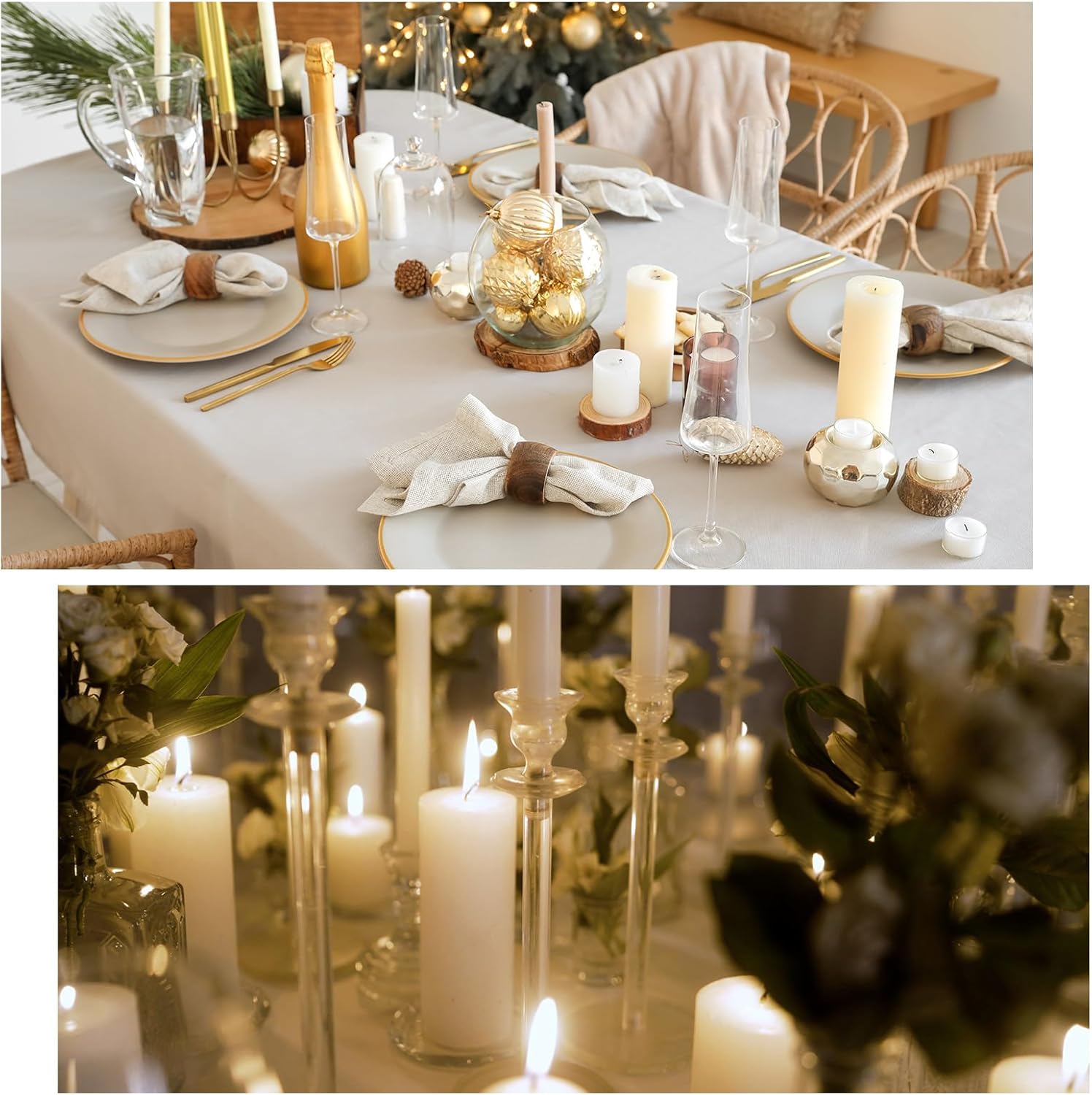 MTLEE 54 Pcs Unity Candles Set Perfect for Weddings and Parties