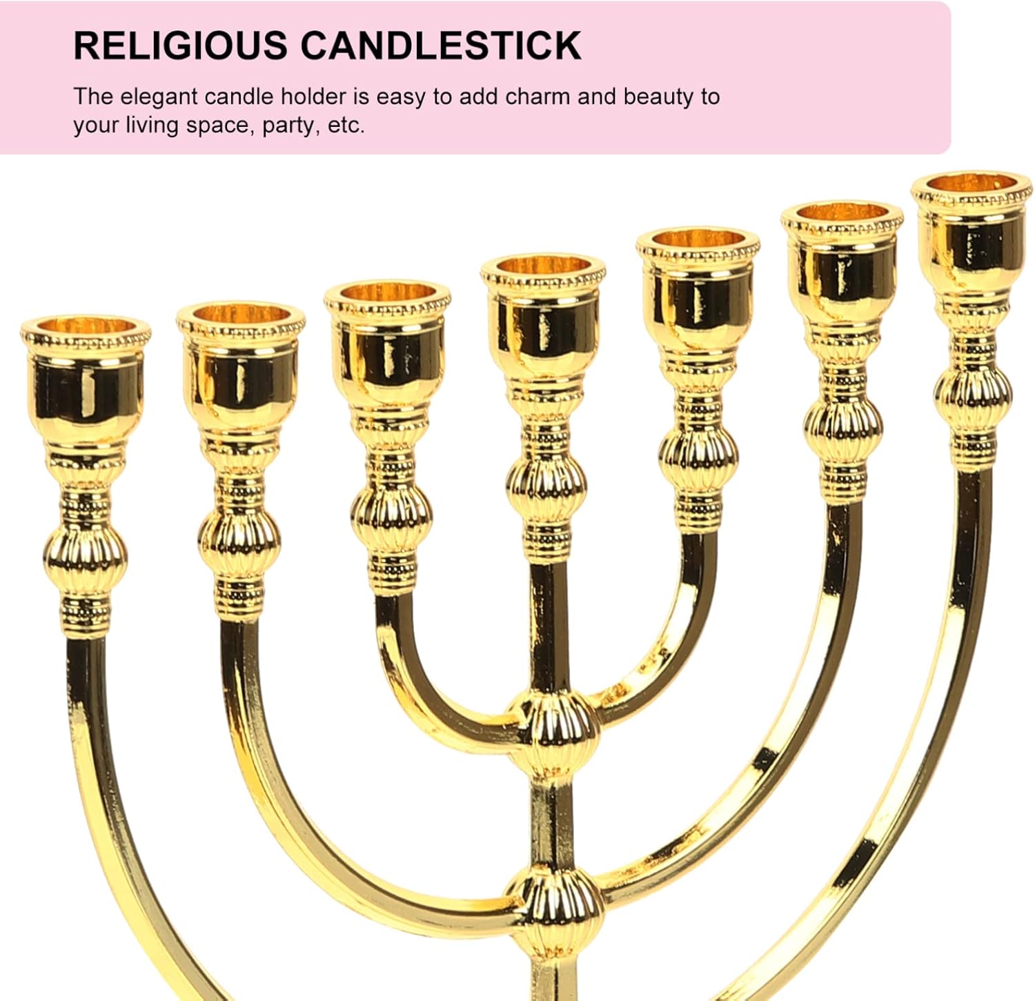 Hanukkah Menorah Candle Holder