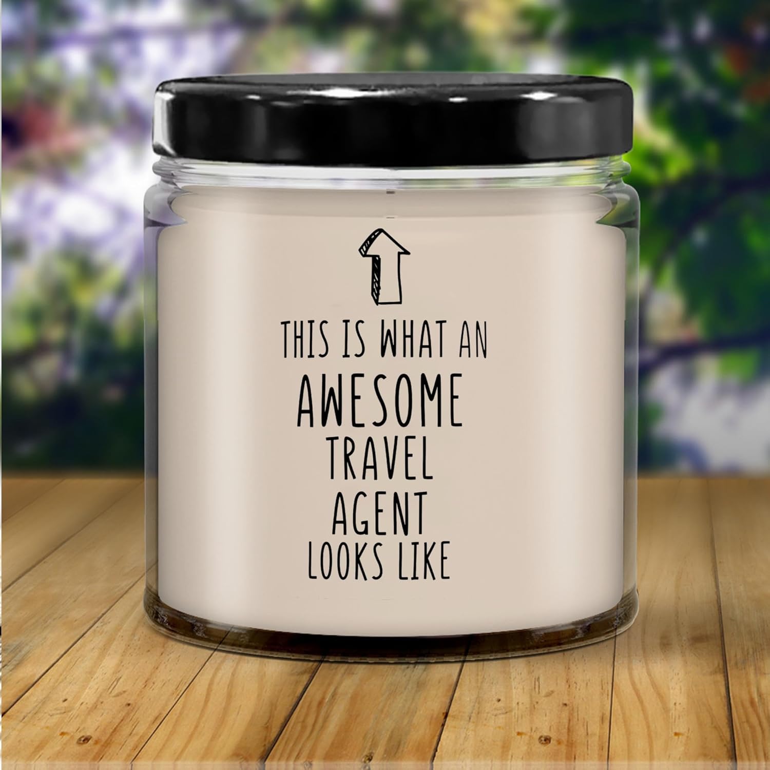 A Hilarious Eco-Friendly Travel Agent Candle