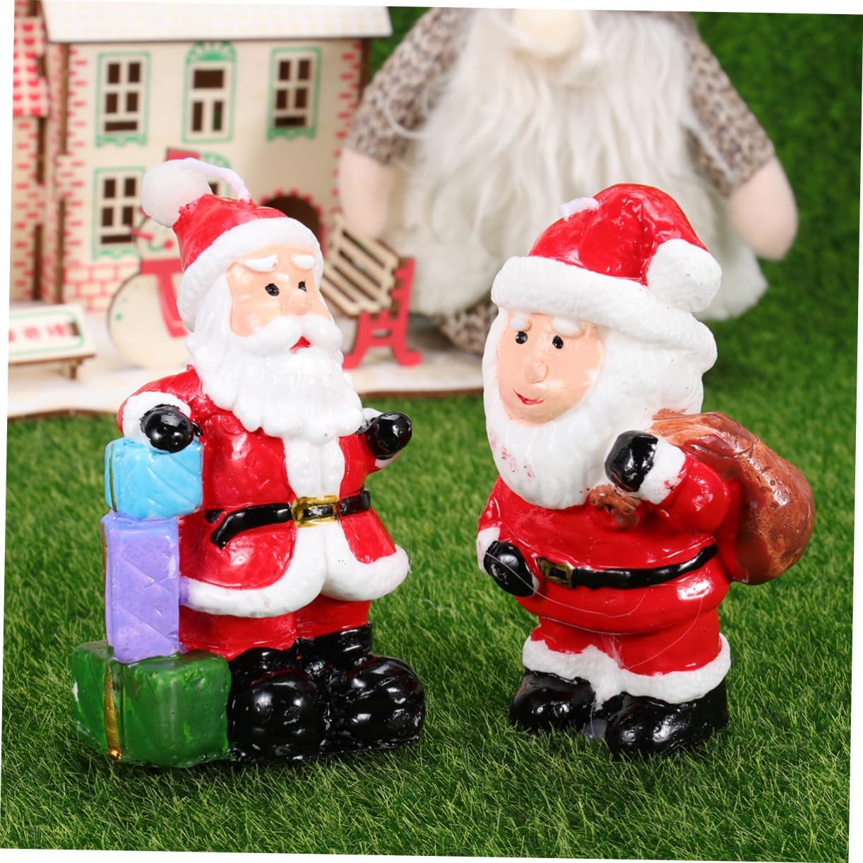 STOBAZA Santa Claus persuade Candles Set with 2