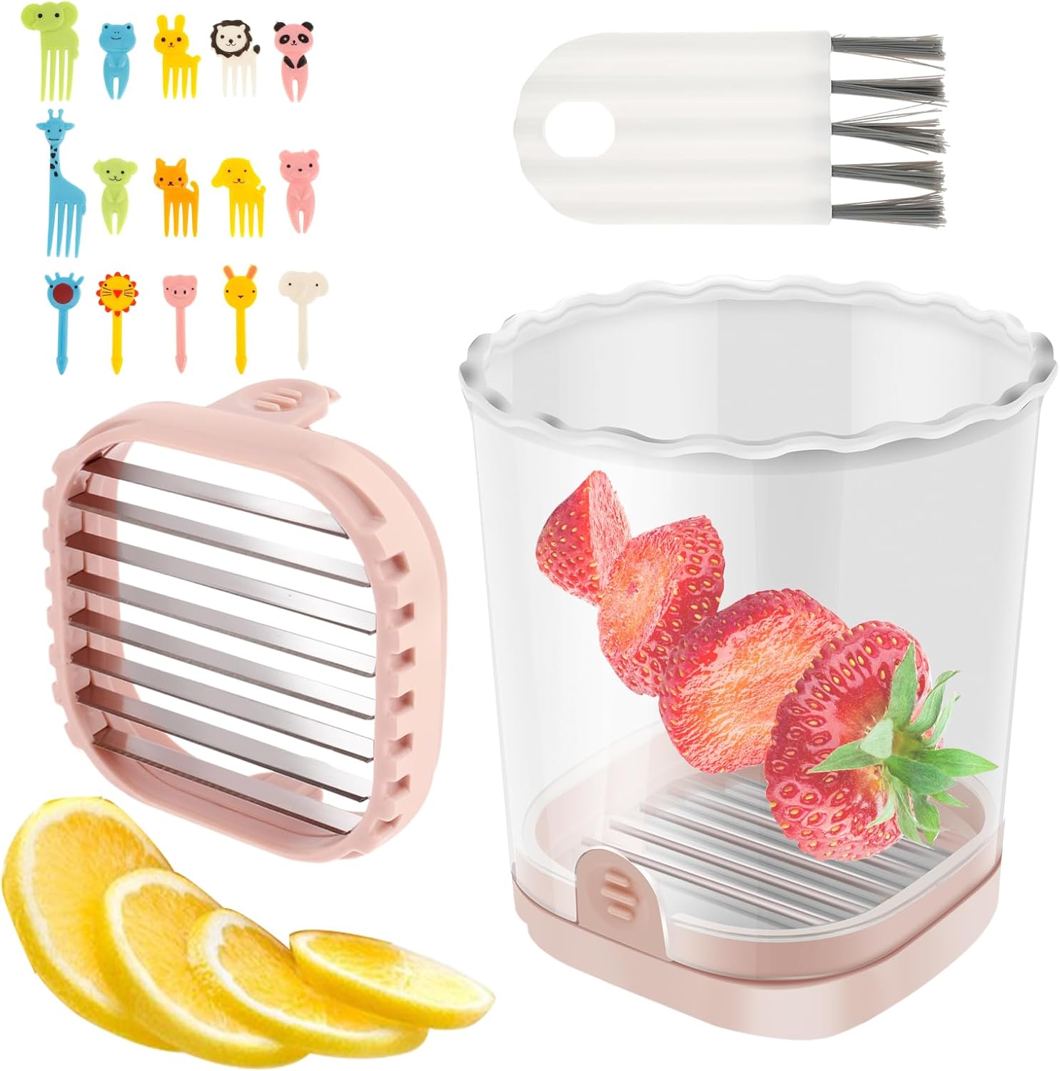 Fruit Slicer Cup Pink