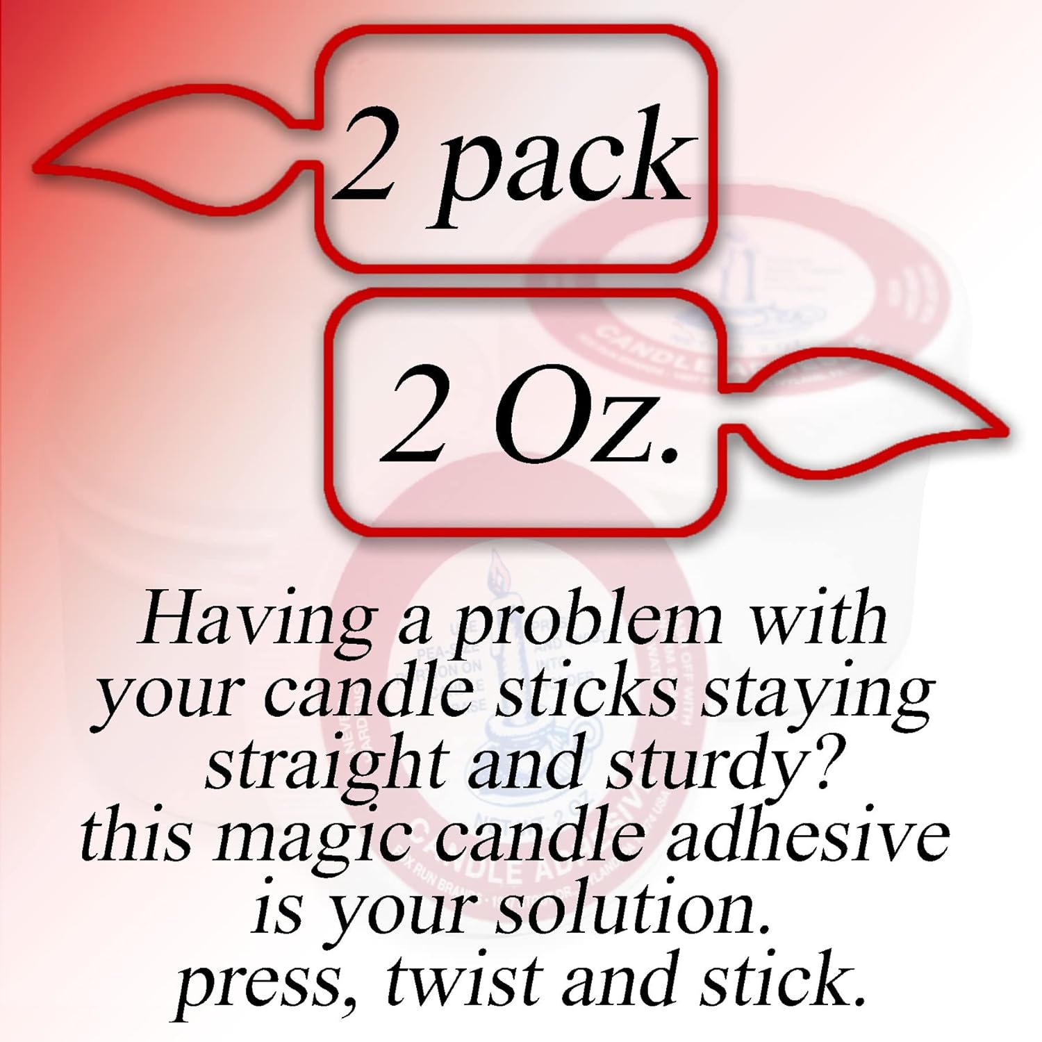 Tall Candle Sticker Guard Your Taper Candles Secure Durable Adhesive Stick