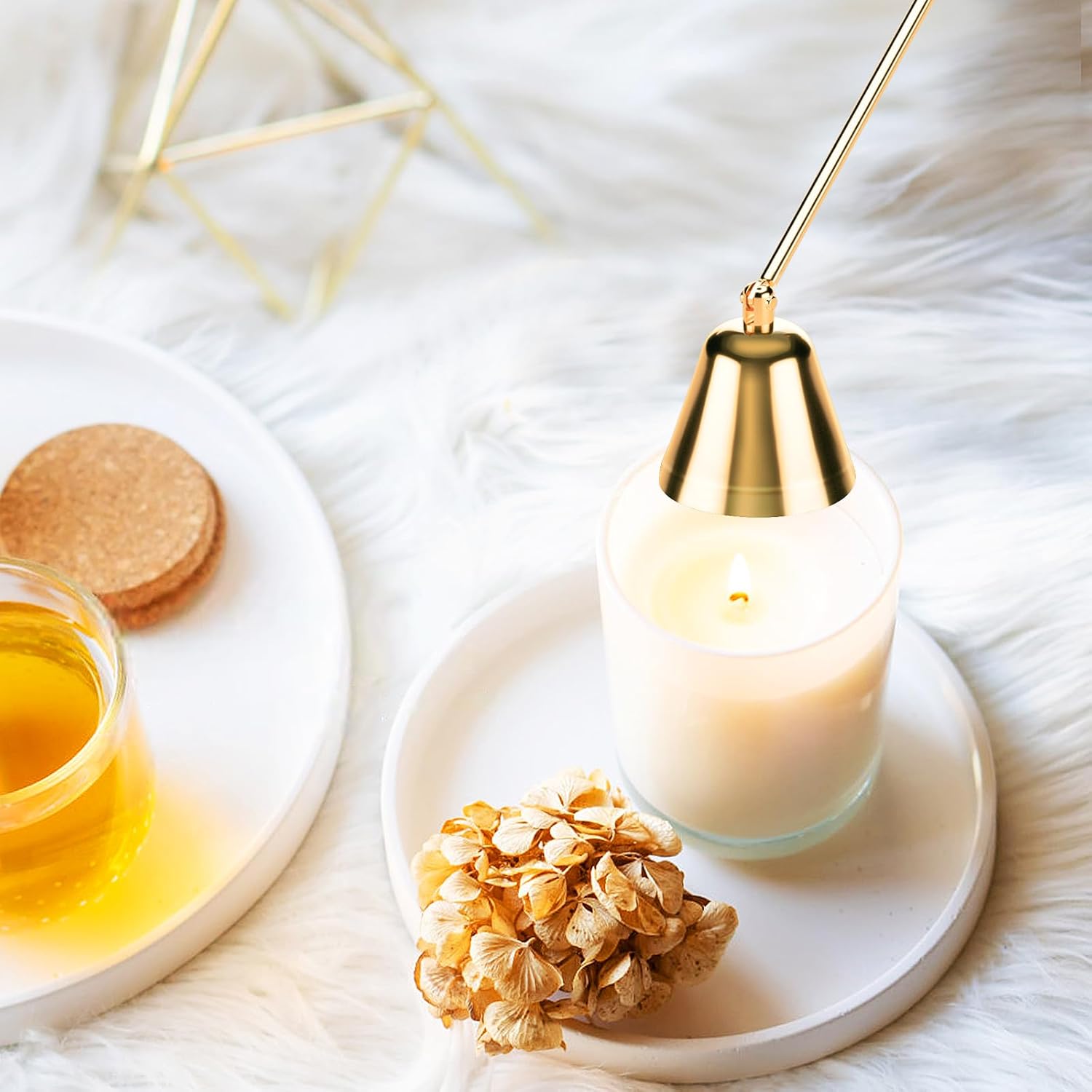 Calary Candle Wick Trimmer Snuffer Set