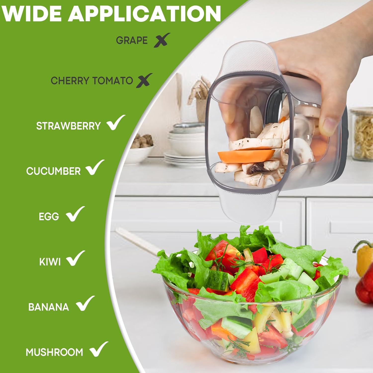 Premium Multifunctional Fruit Vegetable Slicer with Sharp Blades and Easy Cleaning
