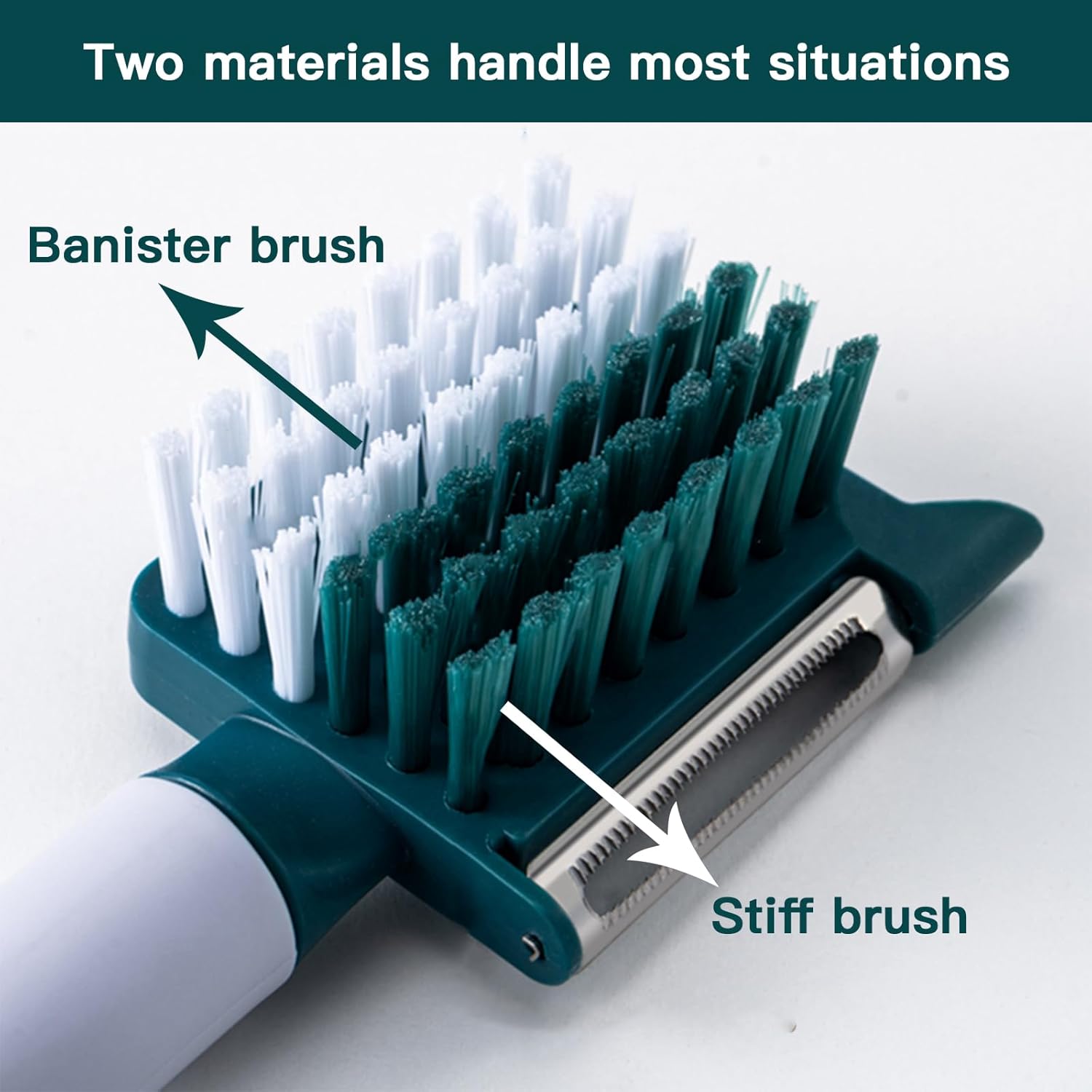 BuRuiJi 2 in 1 Vegetable Brush and Julienne Peeler