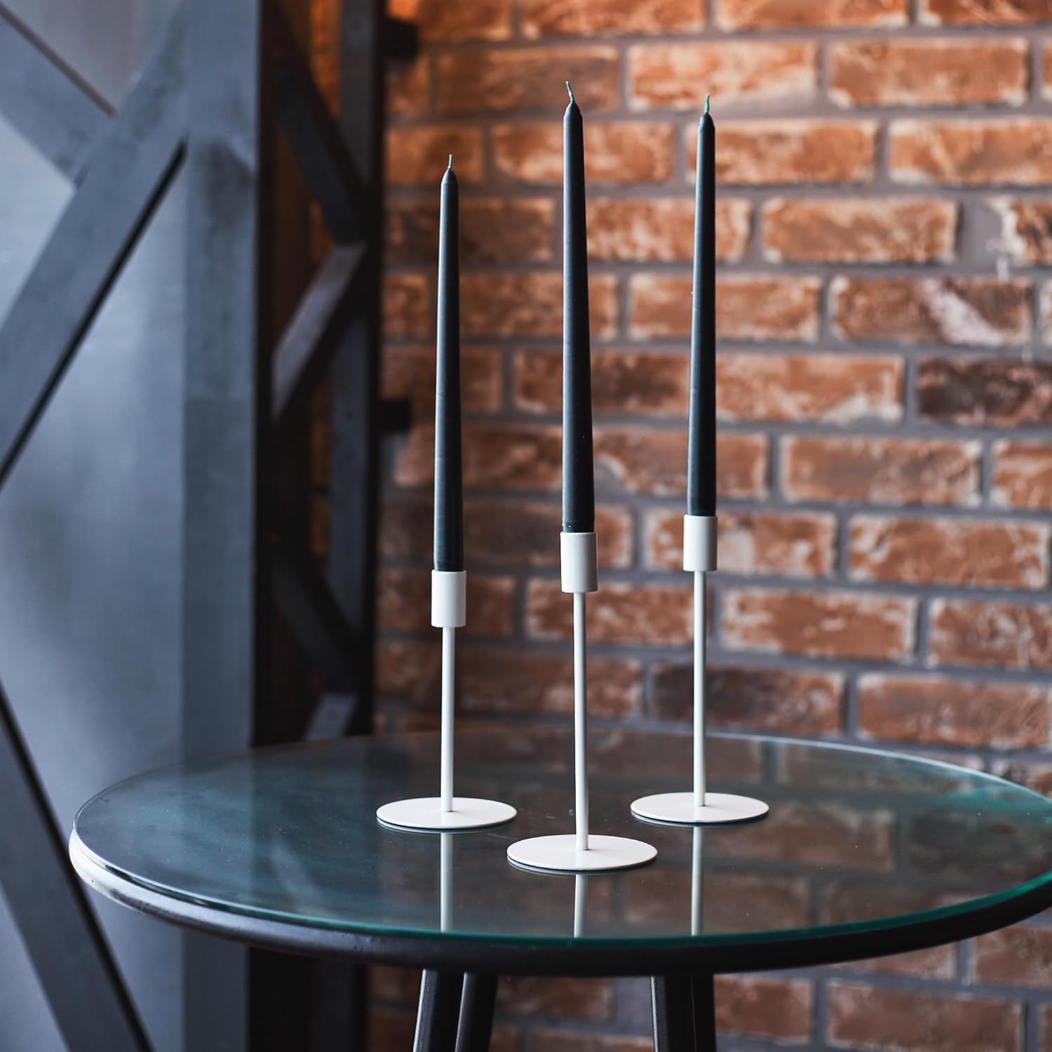 Sonedly Long-Burning 12-Inch Taper Candles 4-Pack