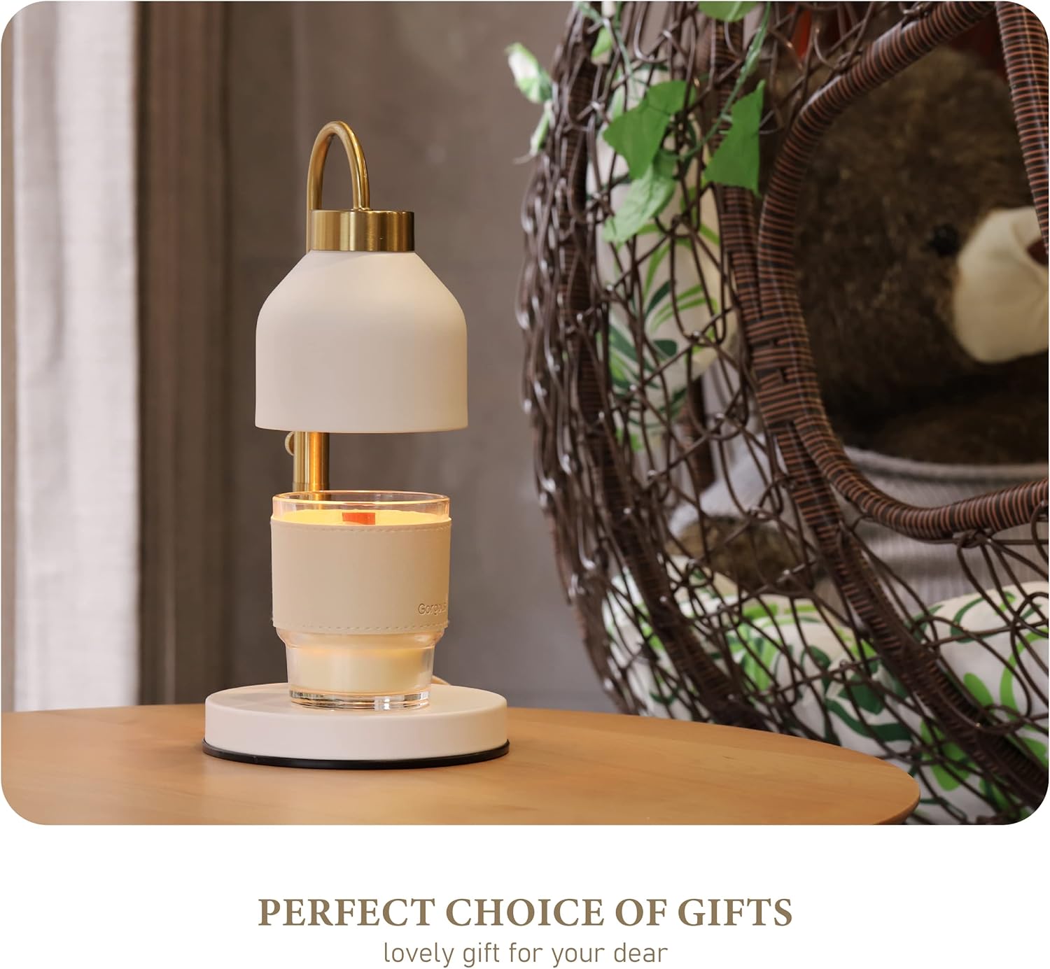 AIKUT Candle Warmer Lamp Timer Dimmer Perfect for Large Candles Durable Stylish