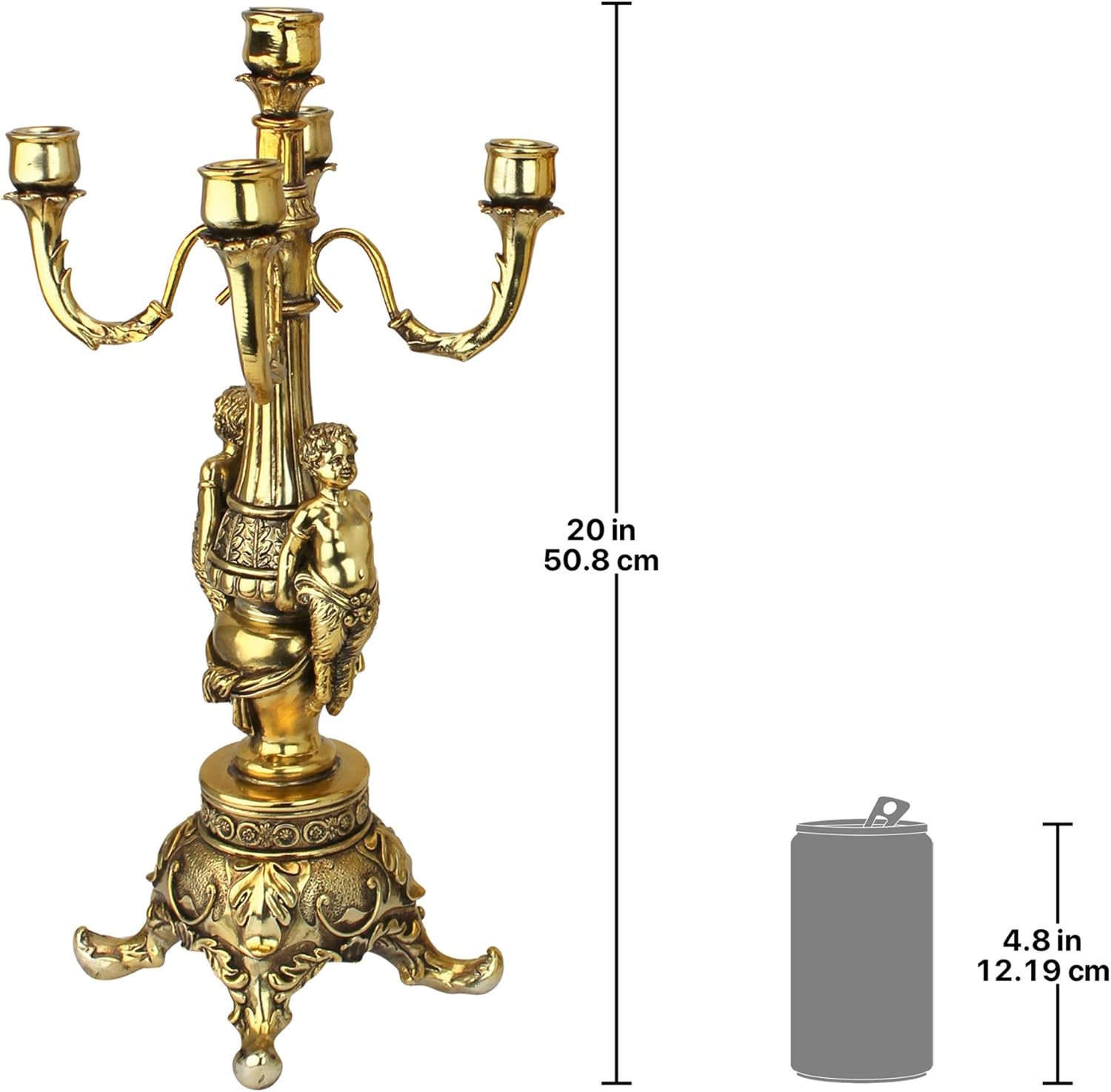 Exquisite Grande Chateau Beaumont Candle Holder Set of Two