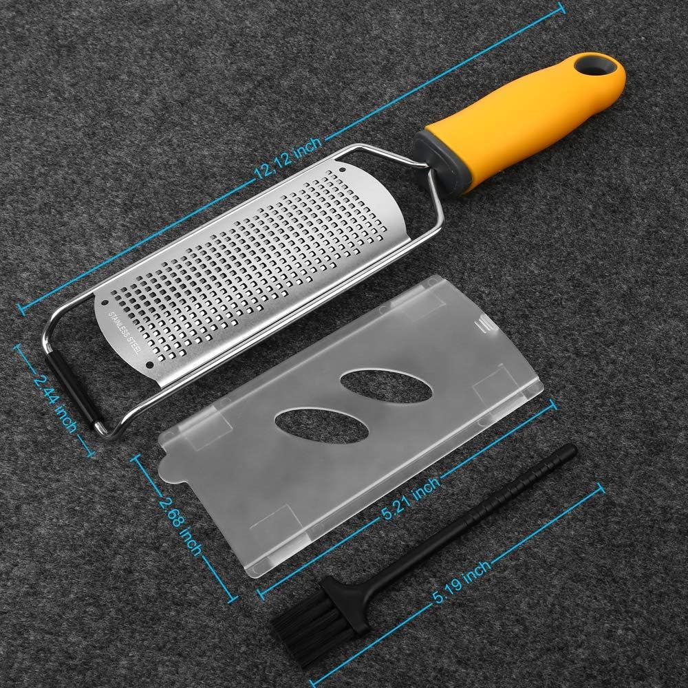 Pro Zester Grater - Swiss Sharp Durable Multi-functional for Cheese More