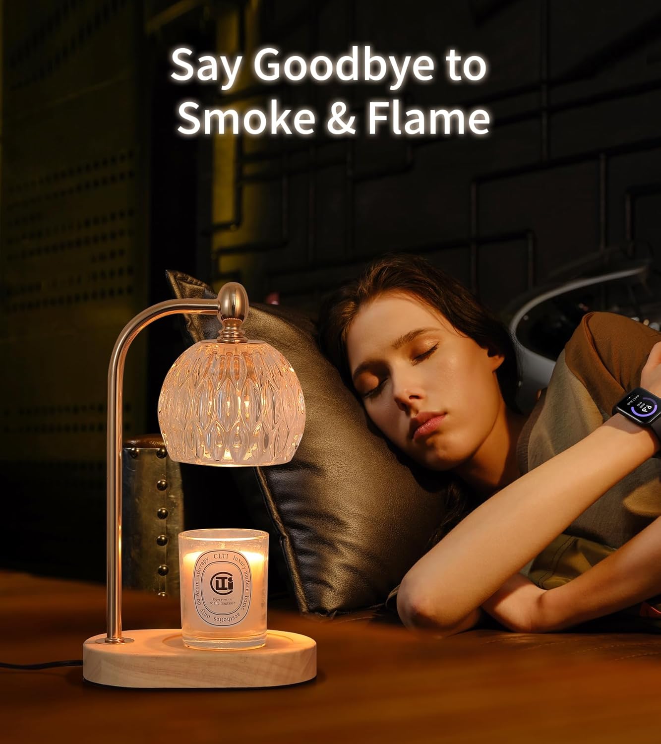 Fragrance Candle Warmer lamp with Timer Dimmer