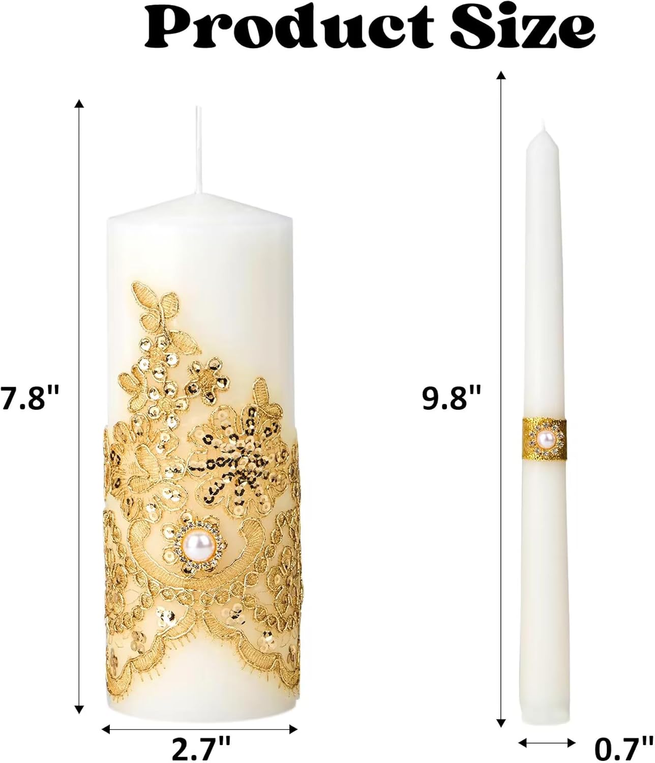 Ohmique Wedding Candle Unity Set
