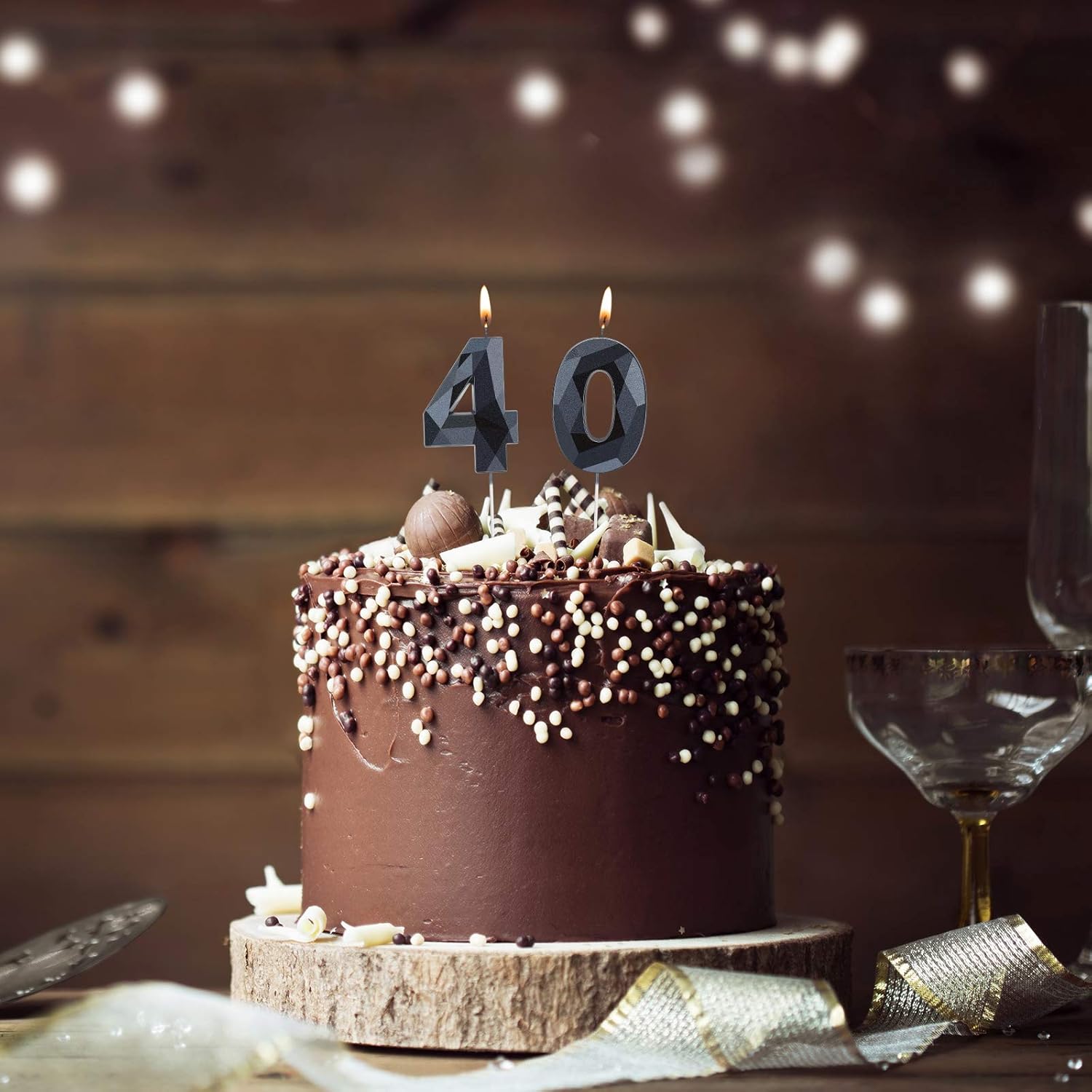 Nuanchu 40th Birthday Sparkler Candles