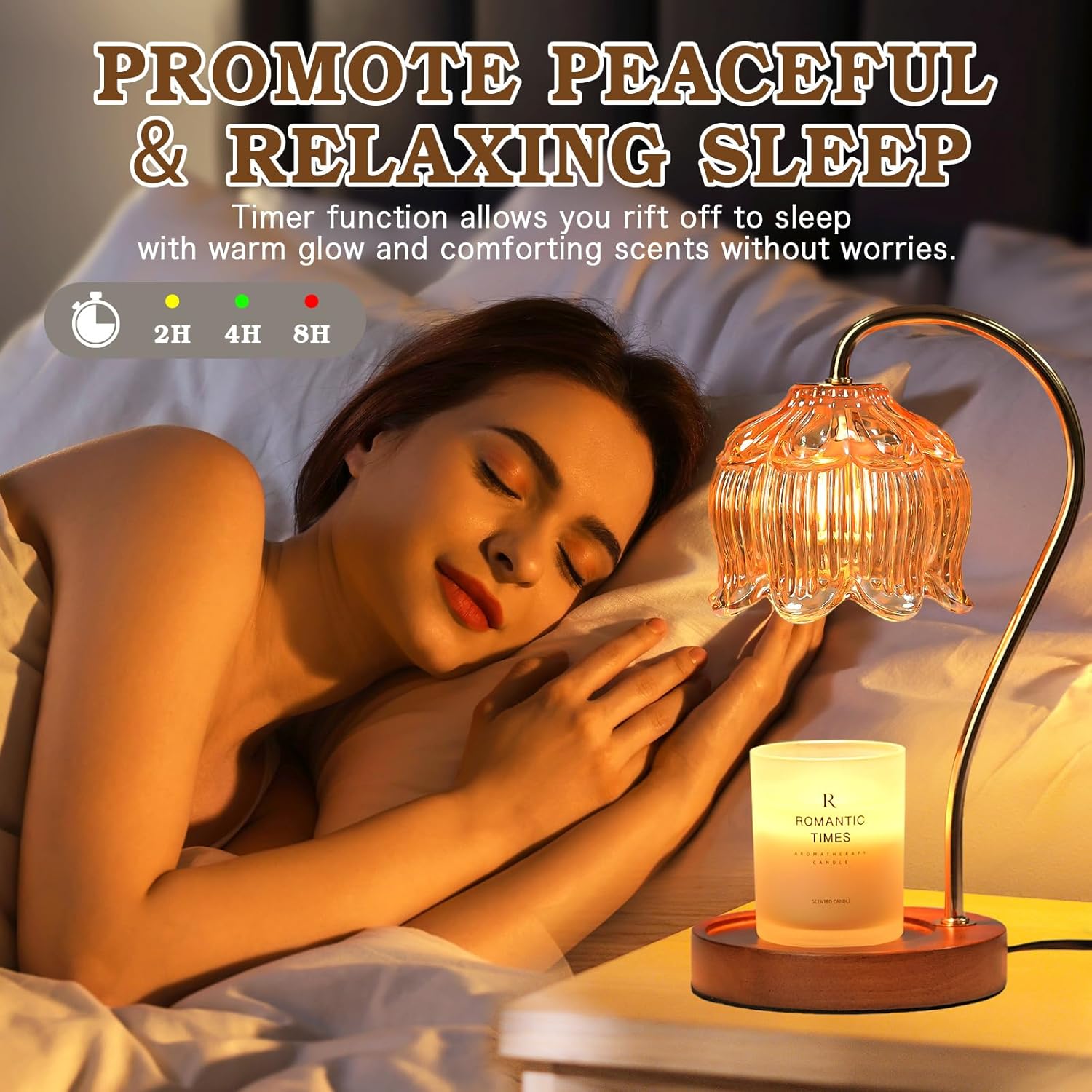 Funistree Dimmable Candle Warmer Lamp Timer