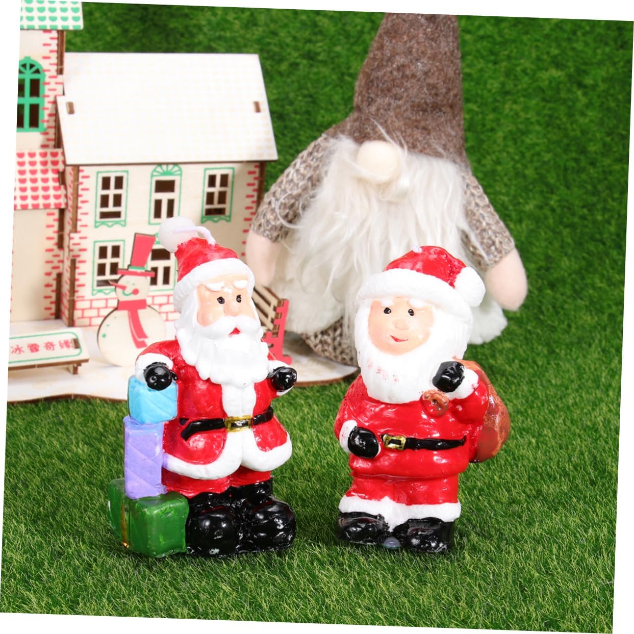 STOBAZA Santa Claus persuade Candles Set with 2